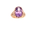 Raymond Mazza Amethyst with Diamonds in Rose Gold Raymond Mazza Amethyst with Diamonds in Rose Gold
