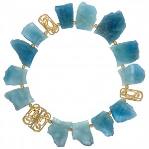 Aquamarine Seascape Necklace